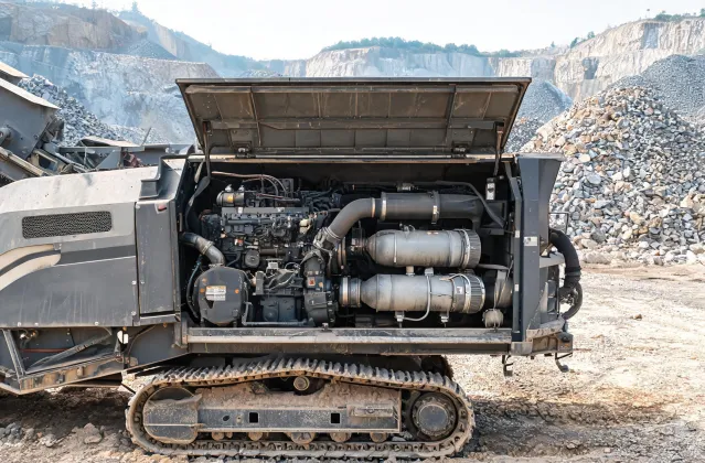 Tier 4 Final diesel pack on crushing plant